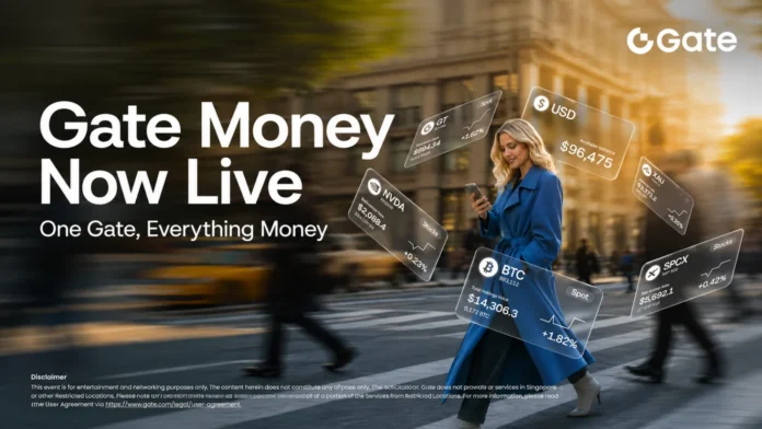 Gate Launches Gate Money, a New Financial Services Gateway Connecting Assets, Funds, and Payments