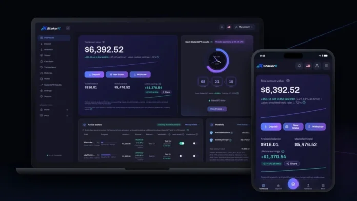 StakerX's AI Agent Surpasses Passes $40M Staked Assets on Solana Within Three Months of Launch